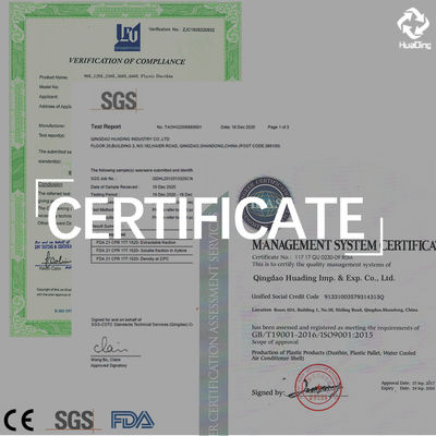 Hand Lift and Electric Forklift Compatible Euro HDPE Plastic Pallet with Custom Logo