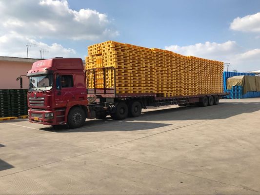 Metal Reinforced Euro Plastic Pallet for Racking Dynamic Load 1.5T and Racking Load 1.2T
