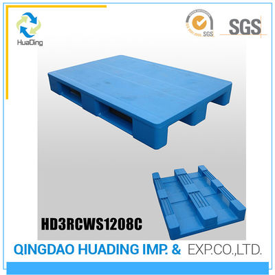 Large Plastic Pallet 1200*800mm in Blue for Heavy Duty Storage and Stacking Needs