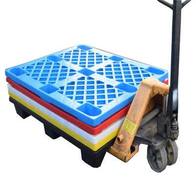 Customer Logo HUADING Light Plastic Pallet for Forklift Single Faced and Durable