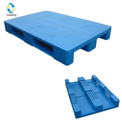 Antislip HUADING Three Skids EU HDPE 1200*800mm Plastic Pallet in Requested Color
