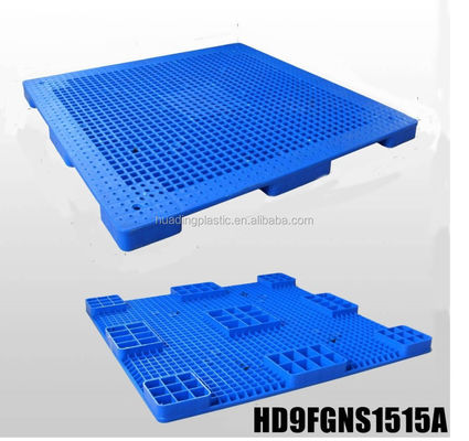 HUADING Direct Plastic 1500*1500mm HDPE EU 9 Runner Injection Pallets for 4000kg Loading