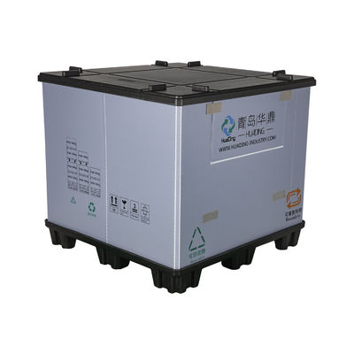 Collapsible Custom HDPE Gaylord Box Pallet Solution for Automotive Battery Packaging