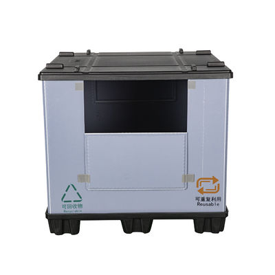 Collapsible Custom HDPE Gaylord Box Pallet Solution for Automotive Battery Packaging
