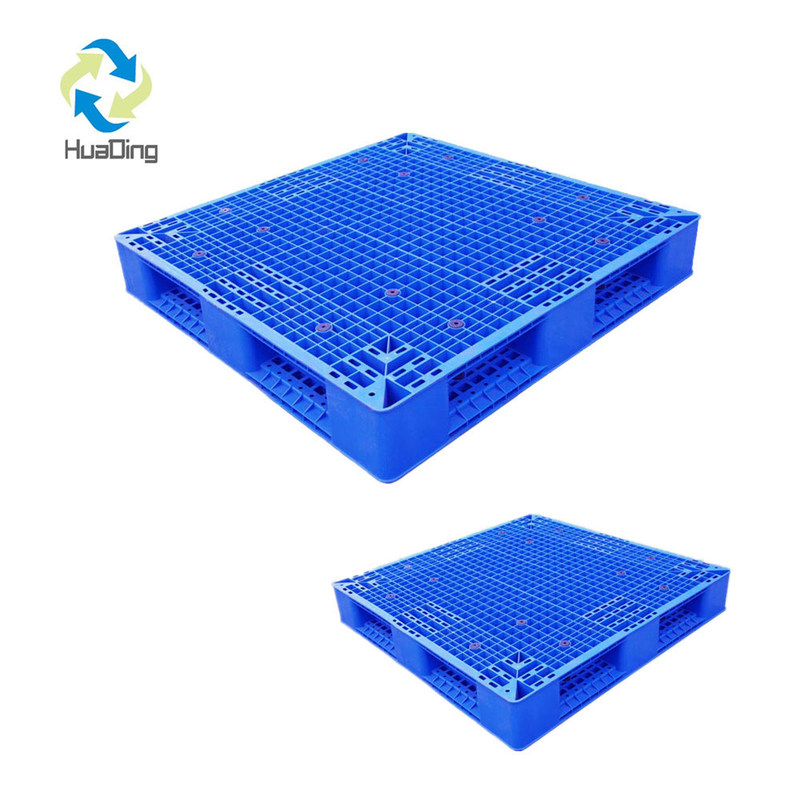 Double Face Plastic Pallet Size 1100*1100mm Dynamic Load 1T for Stackable Storage