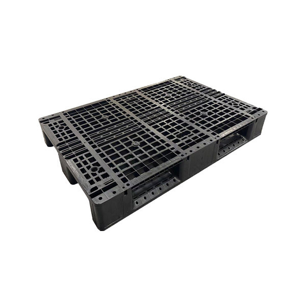 Dynamic Load 1.5T HUADING 1210 Size Blow Molding Plastic Pallet for Industrial Packaging
