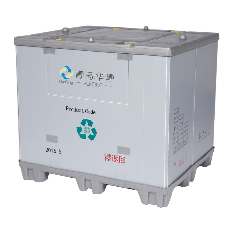 Dynamic Load 1500 kg Collapsible Plastic Coaming Board Crate for Automotive Industry